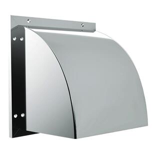 304不锈钢外墙防雨罩厨房油烟机防风帽排气扇出风口罩方形排气罩