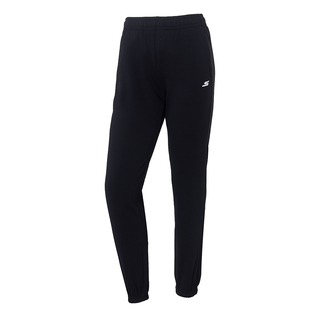 Skechers斯凯奇运动休闲薄绒长裤健身跑步卫裤女款黑色