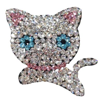 韩版捷克钻爆款可爱小猫进口BB夹