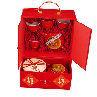 双层高级大号喜糖成品礼盒含糖结婚伴手礼伴娘女提亲订婚宾客回礼