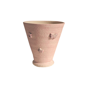 透气手工立体匣钵土花盆办公桌面绿植蝴蝶兰球兰利水礼物装饰摆件