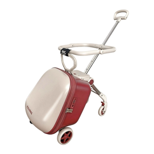 溥洛克行李箱儿童坐骑遛溜娃可登机懒人神器男女宝宝拉杆旅行箱