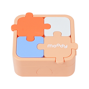moody美瞳隐形眼镜清洗器一体式电动美瞳盒自动清洗机拼图便携