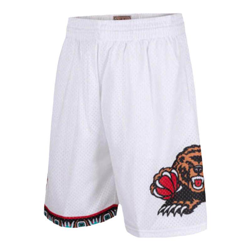 MN灰熊队98-99赛季球裤美式经典训练比赛球迷版正品运动短裤男NBA