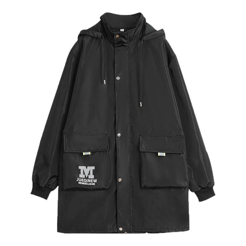 冬季新款加绒夹棉防水工作服男劳保大褂外套耐磨耐脏搬运仓库罩衣