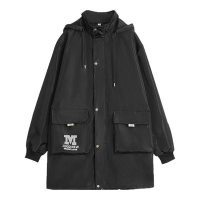 冬季加绒夹棉时尚防水工作服男女