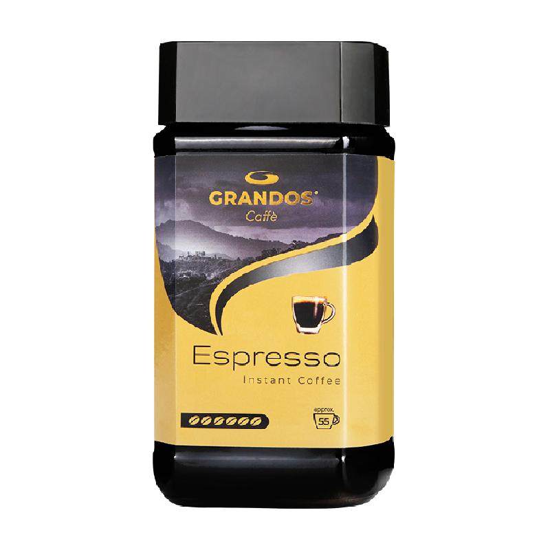 【进口】格兰特咖啡特浓纯黑咖啡速溶咖啡原装原瓶进口咖啡
