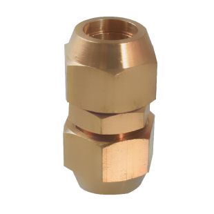 全铜等径扩口三通双头直通直角弯头6/8/10/12mm制冷接铜管喇叭口