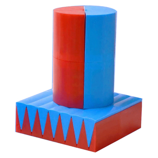 六年级下圆锥数学教具圆柱体体积比表面积推导演示器教学学具模型