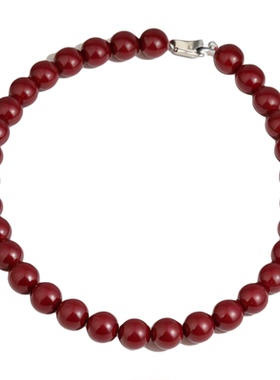 Becomi设计师【红色串珠项链女】