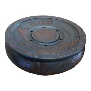 壶承盘干泡台侘寂紫砂壶承储水式茶承蓄水宋式美学高级古朴陶瓷