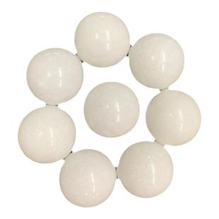 天然白玉石球摆件八白石阵苏民峰大圆石春八白石球家居办公室装饰