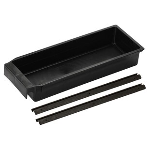 缝纫机白色抽屉 电脑平车包缝机通用抽屉 抽斗带滑条塑料抽屉