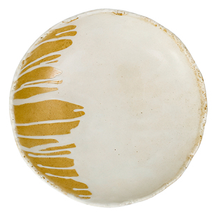 潮涌。小众创意侘寂风异形手作高温瓷窑变釉家用送礼陶瓷碗盘套装