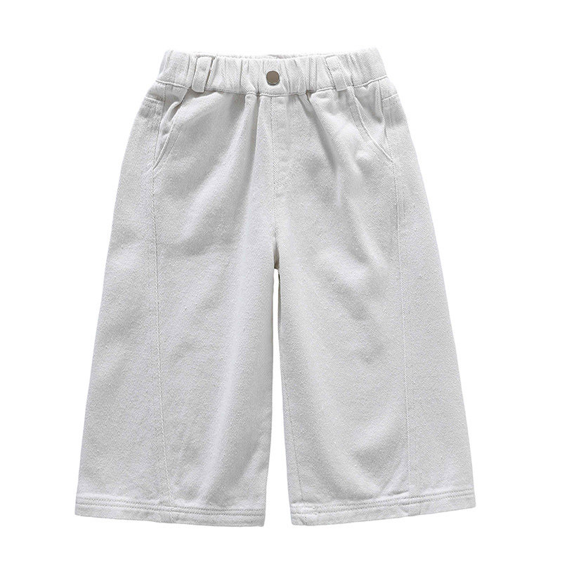 韩系时髦阔腿裤女童春秋新品