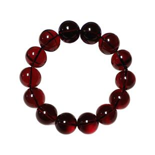 天然正品血珀手串男女款缅甸琥珀手链小巧大气无优化原矿保真礼物