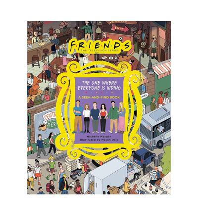 【现货】老友记:寻找深受喜爱的角色官方授权互动书 Friends:The One Where Everyone Is Hiding 英文视觉发现益智游戏影视周边