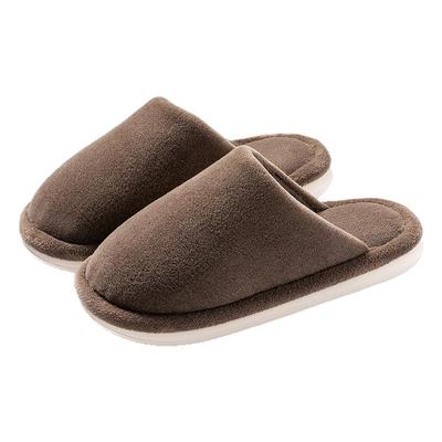 大码男士秋冬毛绒拖鞋加厚加大