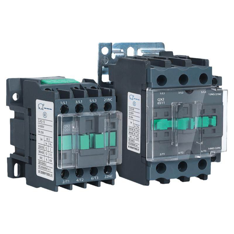 交流接触器220v单相36v cjx2-1210 1810  3210 6511三相380v