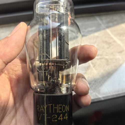 【请询价】吊灯丝5U4G丝，型号VT244，五十年代叠方环黑水银，