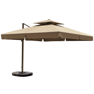 庭院遮阳伞室外花园保安岗亭伞大太阳伞户外露天广告罗马伞摆摊