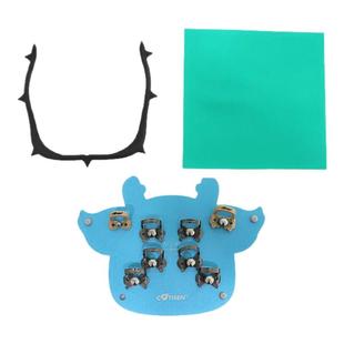 牙科儿牙橡皮障套装康田正面弓支架橡皮障夹子口腔材料橡皮障布