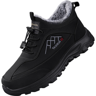 老北京布鞋男棉鞋冬季加绒加厚保暖防滑软底舒适爸爸鞋运动休闲鞋