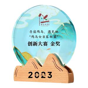 2025新款木质奖杯奖牌定制代理颁