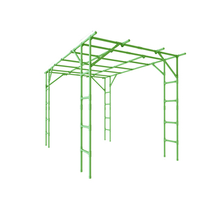 葡萄架爬藤架花架包塑钢管月季豆角西红柿黄瓜支架固定杆植物架子