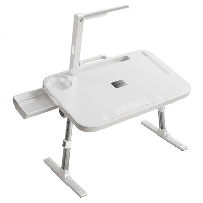 一粒桌阅读架带护眼台灯折叠书桌