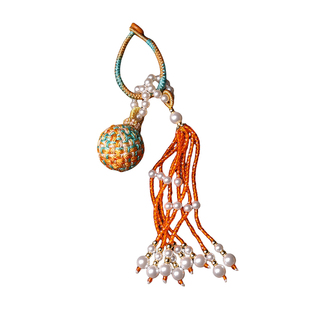 水晶流苏穗子配饰古风汉服装饰串有球必应包包挂件配件钥匙扣DIY