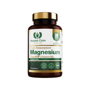 【自营】royal oak皇家橡树双甘氨酸鳌合镁元素片维生素B6补充剂