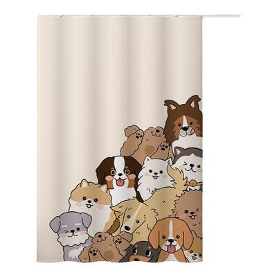 小窗户遮光窗帘免打孔挂钩滑轨式