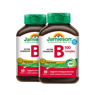 Jamieson健美生维生素b族复合片缓释片b100维生素维B缓释片b2b5b7