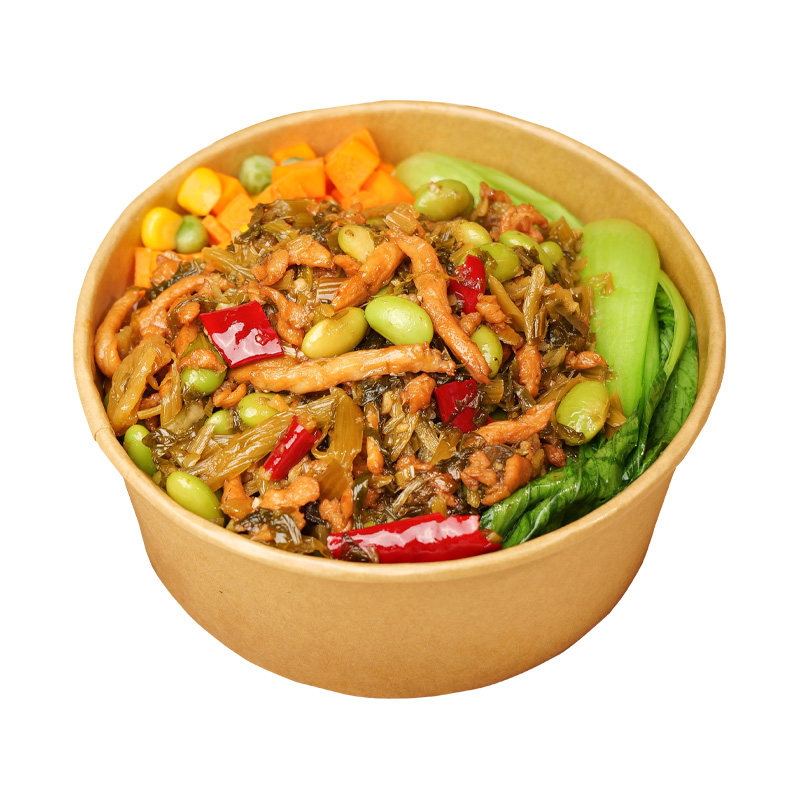 雪菜毛豆肉丝预制菜半成品