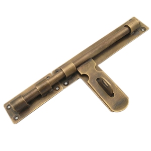 纯铜仿古中式门插销门闩锁铜插锁加厚户外大门销花园复古全铜门栓