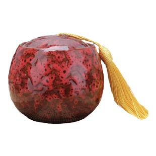 陶瓷茶叶罐密封罐中式复古风茶罐便携家用迷你存储罐茶叶包装盒