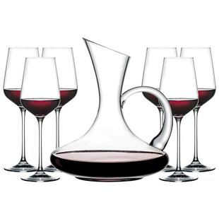 红酒杯套装家用醒酒器水晶玻璃葡萄酒创意个性高档奢华高脚杯酒具