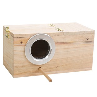 玄凤鹦鹉专用繁殖箱四季通用小鸟窝新款外置实木质孵化箱鸟屋用品