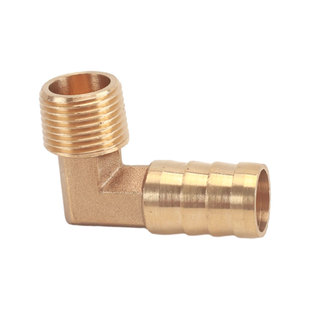 黄铜外丝宝塔1/2/3/4/6分弯头格林头煤气燃气软管宝塔咀接头配件