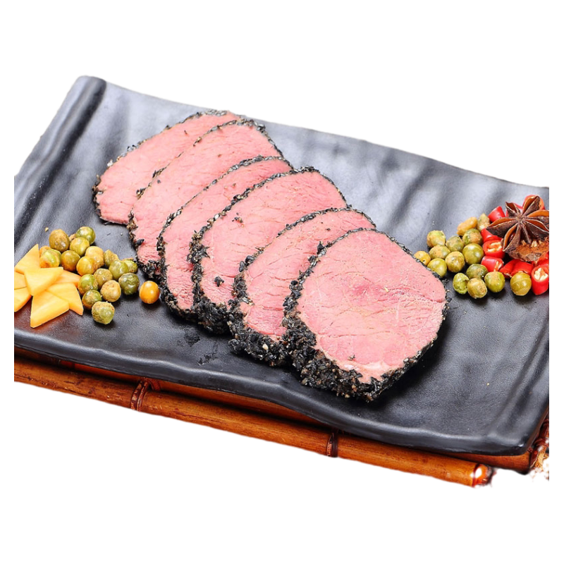 黑椒牛肉香辣熟食牛肉五香口味真空即食轻食代餐健身办公休闲零食