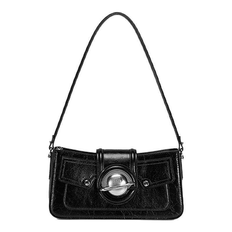 JTB千禧包.2025新款高级设计感腋下包女包黑色百搭通勤单肩斜挎包