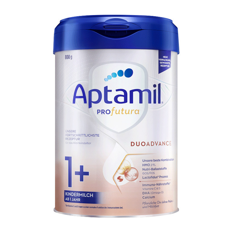 爱他美Aptamil白金德国版原装HMO幼儿配方奶粉1+段800g12-24个月