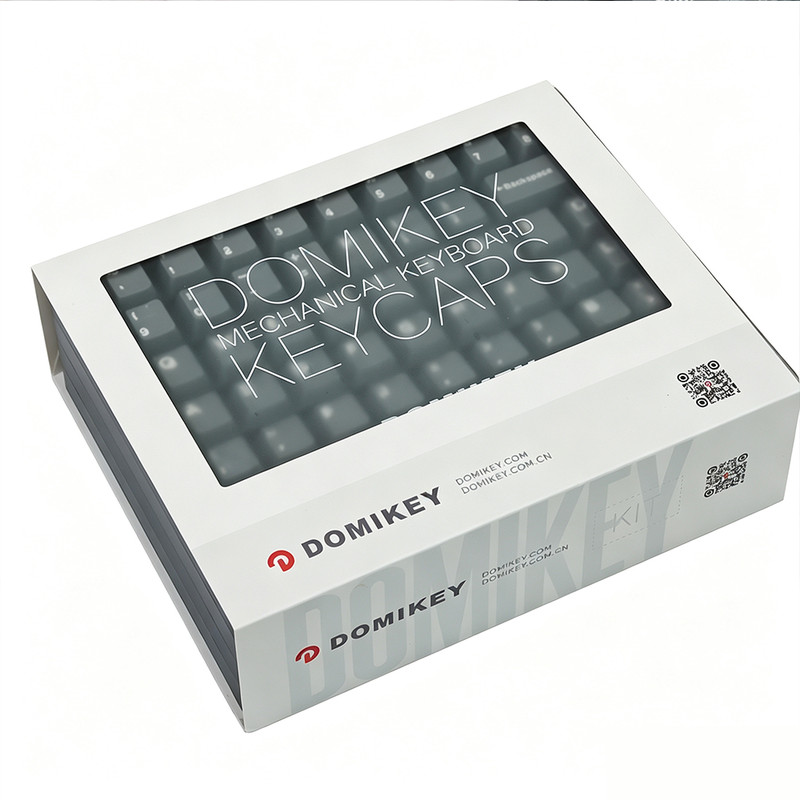 DOMIKEY FLOW涌流原厂复刻键帽原厂高度随机流体纹样PBT二色键帽