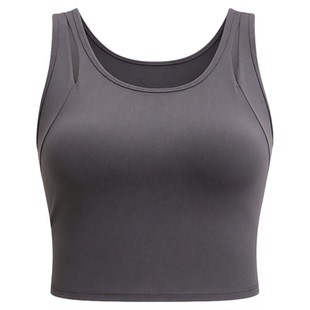 胖mm运动背心女大码瑜伽服高弹力防震收副乳运动内衣健身服套装夏