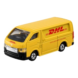 TOMY多美卡3月新品红白盒102号丰田DHL送货车合金车模型儿童玩具