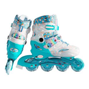 snoopy史努比官方正品溜冰鞋女轮滑鞋儿童旱冰鞋滑轮滑冰鞋初学者