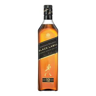 Johnnie Walker尊尼获加黑牌苏格兰威士忌1000ML带盒进口洋酒黑方