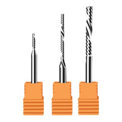 3.175左旋单刃螺旋铣刀雕刻刀头