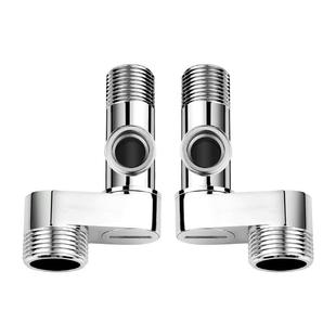 万向曲角接头加长曲脚淋浴花洒修正器配件加宽侧移弯角三通分水器